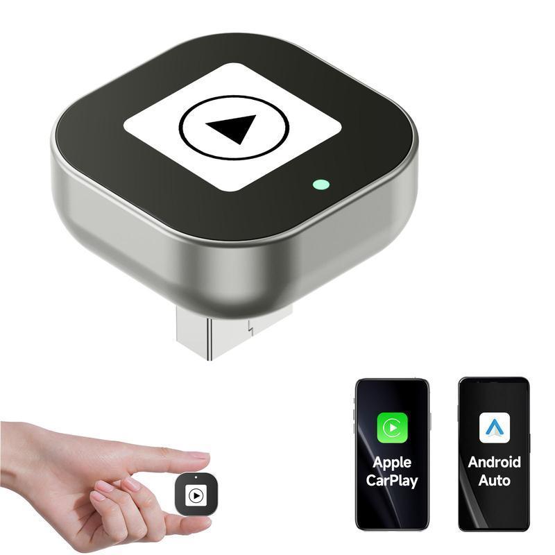 2025 Wireless CarPlay Adapter For IPhone And Android Fast Connection No Delay Hands-free Calling Wireless Car Electronics Adapter - The Peppermint Room