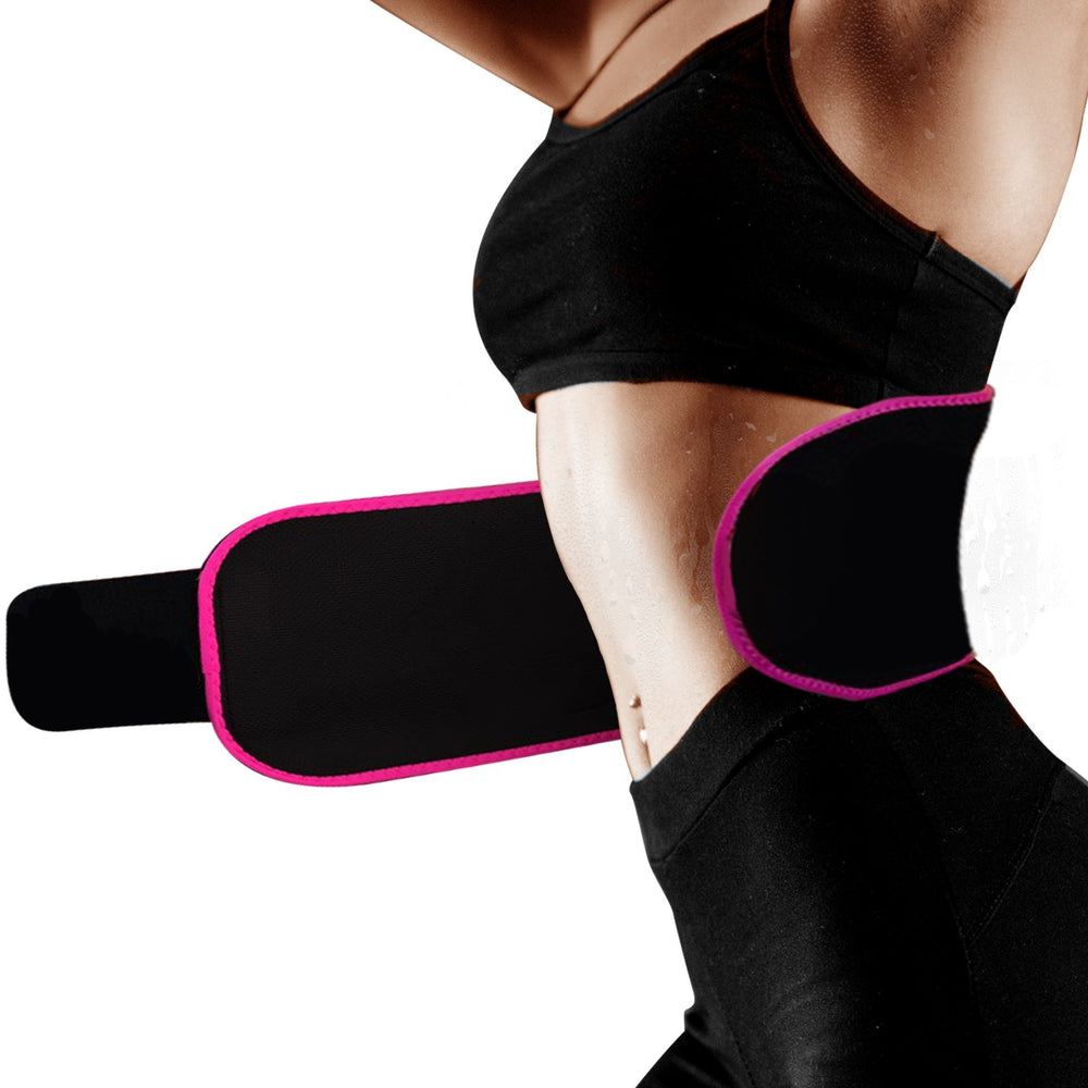 Women Men Fat Burner Waist Trimmer Belt Weight Loss Sweat Slim Wrap Fat Burning Straps - The Peppermint Room