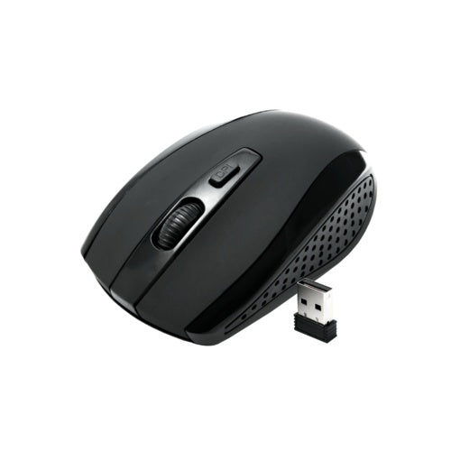 2.4GHz BLACK WIRELESS USB MOUSE SCROLL  CORDLESS OPTICAL FOR  PC LAPTOP UK - The Peppermint Room