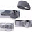 5-Pack- Unisex Sports Fitness Headband And Sweatband - The Peppermint Room