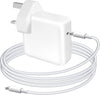 87W USB C Type C Fast Charger Power Adapter Compatible With Book Pro Uk Plug - The Peppermint Room