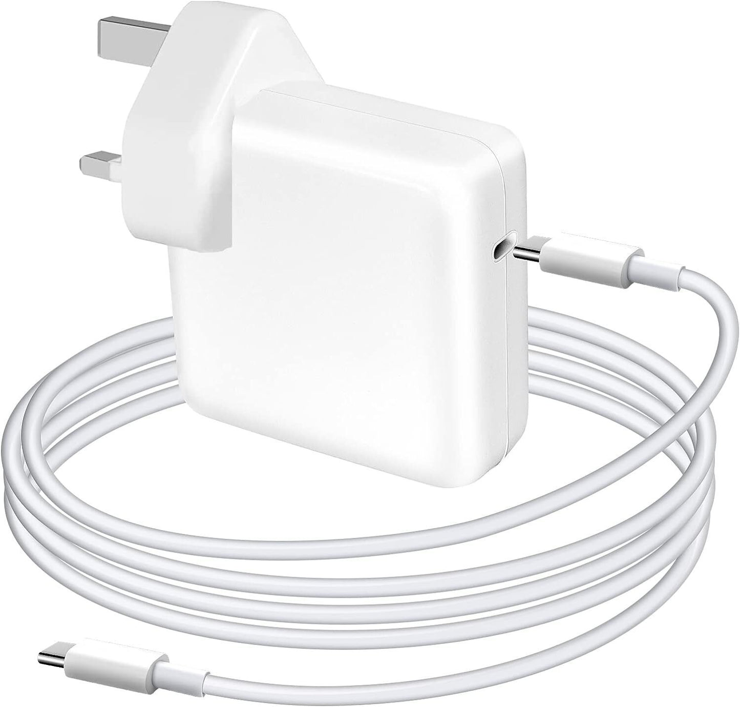 87W USB C Type C Fast Charger Power Adapter Compatible With Book Pro Uk Plug - The Peppermint Room