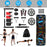 Multifunctional Push Up Board Home Strength Training Equipment With 15 Fitness Accessories Pilates Bar Resistance Band Roller Wheel Full Body Workout Home Gym Equipment - The Peppermint Room