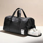 Sport Fitness Bag, Travel Bag, Black Stylish Business Travel Bag, Separate Shoe Depot, Zip Off, For Gym, Sport, Travel, Waterproof - The Peppermint Room