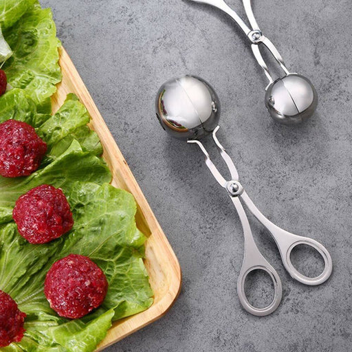 Stainless Steel Meatball Maker – Non-Stick Spoon