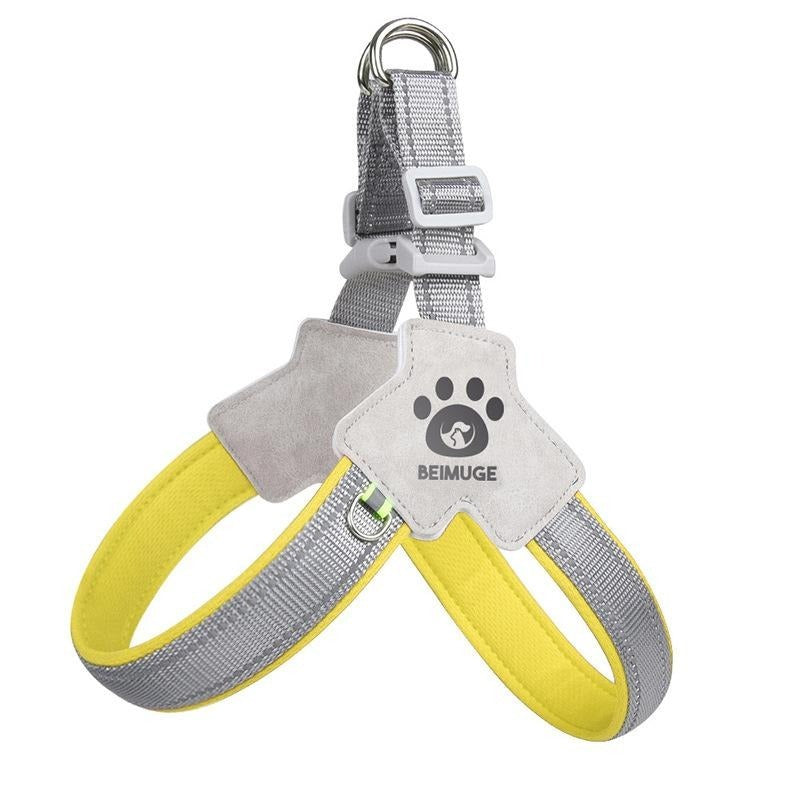 Pet Dog Cat Harness, Pet Harness With LeashSet, Adjustable Puppy Harness ComfortableReflective Easy Control Dog With Leather Leash,.No-Pull No Choke Pet Harness For TrainingWalking - The Peppermint Room