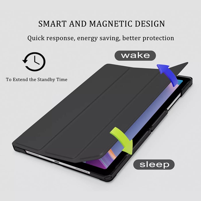 11in For Galaxy Tab A9 PLUS  2023 Leather Smart Cover Flip Tablet Case - The Peppermint Room