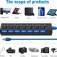 USB HUB 7 Port High Speed 3.0 USB Multi Splitter Desktop PC Laptop Adapter 5Gbps - The Peppermint Room