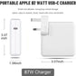 87W USB C Type C Fast Charger Power Adapter Compatible With Book Pro Uk Plug - The Peppermint Room