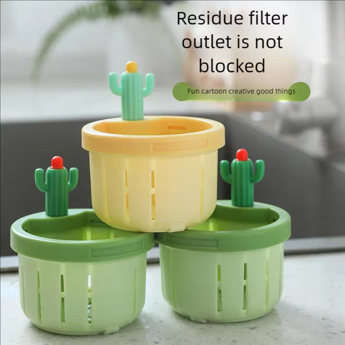 Cactus Sink Drain Filter – Anti-Clog Hair Catcher