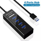 4 In 1 2.0 3.0 USB HUB Splitter High Speed Multi Splitter USB Adapter Expander Cable For Desktop PC Laptop Adapter USB HUB - The Peppermint Room