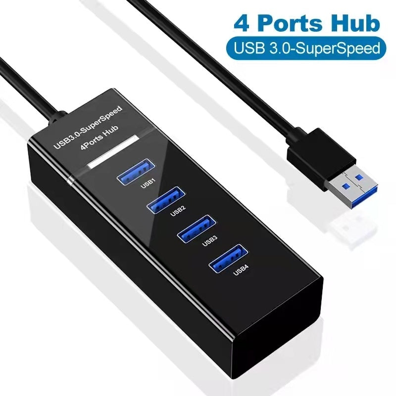 4 In 1 2.0 3.0 USB HUB Splitter High Speed Multi Splitter USB Adapter Expander Cable For Desktop PC Laptop Adapter USB HUB - The Peppermint Room