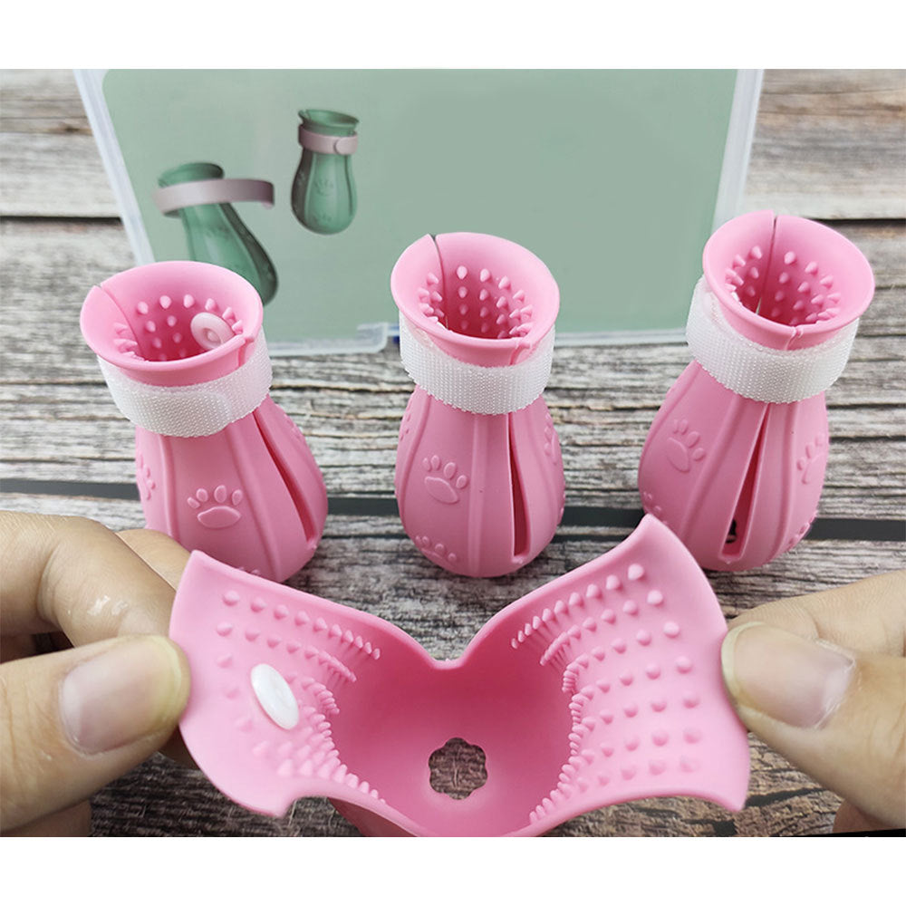 Adjustable Cat Foot Claw Cover Anti-Scratch Prickly Nail Glove Cat Boots For Cats Only, Anti-Scratch Cat Feet Claw Covers Adjustable Prickly Anti-Off Shoes Nail Glove - The Peppermint Room