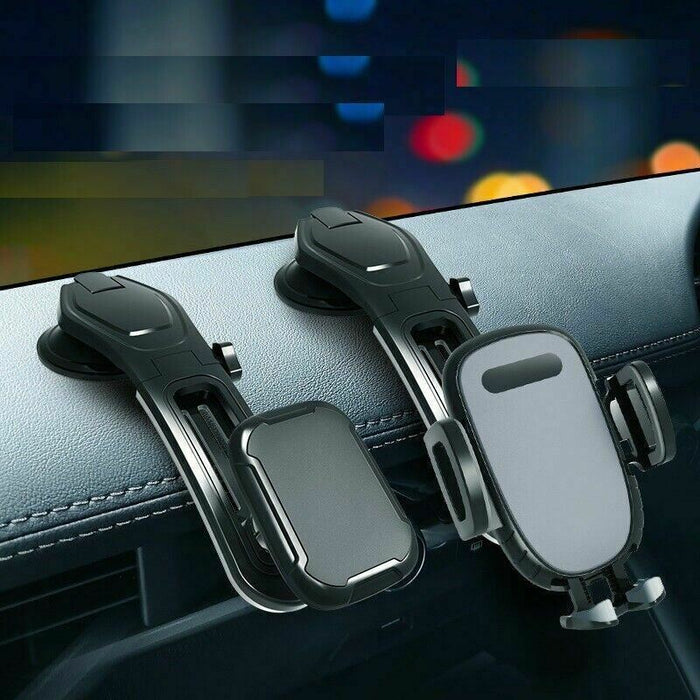 360 Rotatable Phone Mount Holder Car Dashboard Gravity Adjustable GPS Stand Rotating Car Phone Holder Universal Dashboard Mount Car Holder - The Peppermint Room