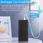 1Pc 20000mAh Power Bank Portable External Battery Pack Phone Charger With Dual USB Output Type C Micro USB Input - The Peppermint Room