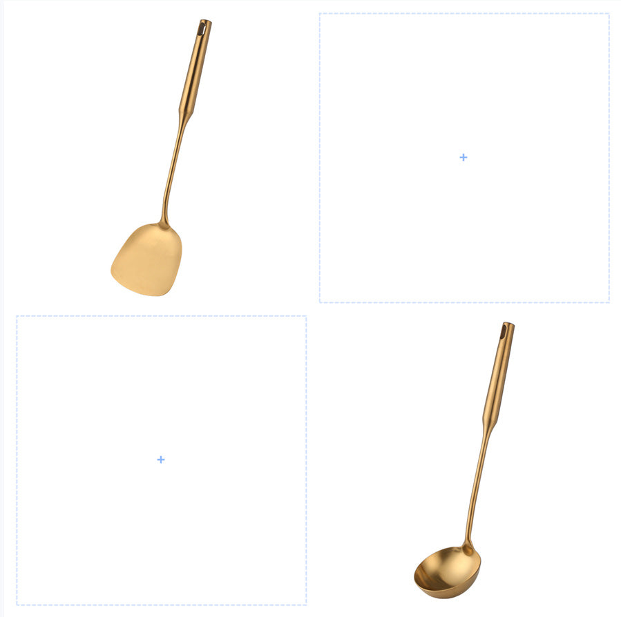Stainless Steel Soup Spoon & Shovel Kitchen Utensils - The Peppermint Room