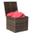 Wicker Patio Furniture Storage Box - The Peppermint Room