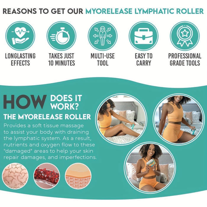 Cellulite Massager Fascia Release And Muscle Massage Roller Mini Trigger Point Deep Tissue Myofascial Release Tool Body Massager For Men And Women - The Peppermint Room