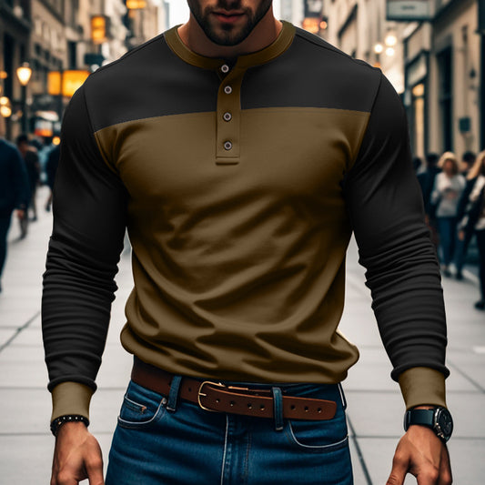 American Slim Fit Commute Henley Shirt - The Peppermint Room