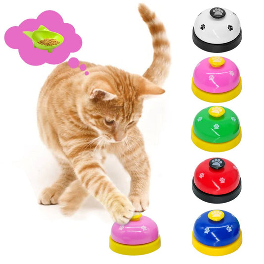 Dog Training Bell, Dog Puppy Pet Potty Training Bells, Dog Cat Door Bell Tell Bell With Non-Skid Rubber Base - The Peppermint Room