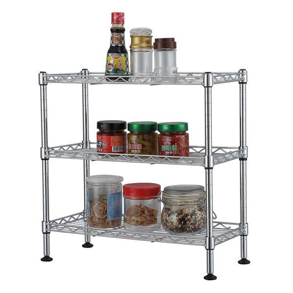 Three Story Kitchen Mini Home Shelf 450x200xH450mm - The Peppermint Room