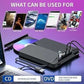 External USB 3.0 DVD CD RW writer drive with 7-in-1 features for laptop and PC use