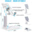 Cell Phone Stand Desktop Holder Tablet Stand Mount Mobile Phone Desktop Tablet Holder Table Cell Foldable Extend Support Desk Mobile Phone Holder Stand - The Peppermint Room