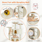 Multi Functional Cat Treehouse Cat Climbing Frame - The Peppermint Room