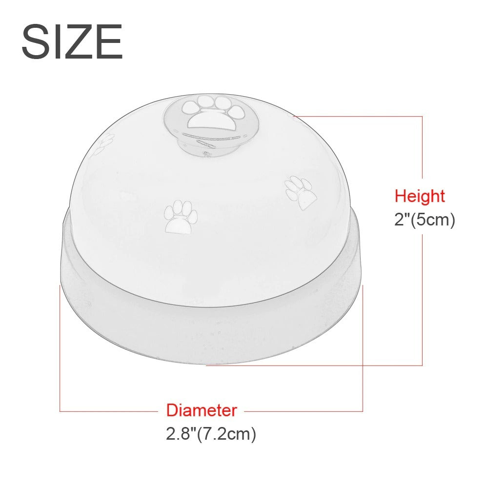 Dog Training Bell, Dog Puppy Pet Potty Training Bells, Dog Cat Door Bell Tell Bell With Non-Skid Rubber Base - The Peppermint Room