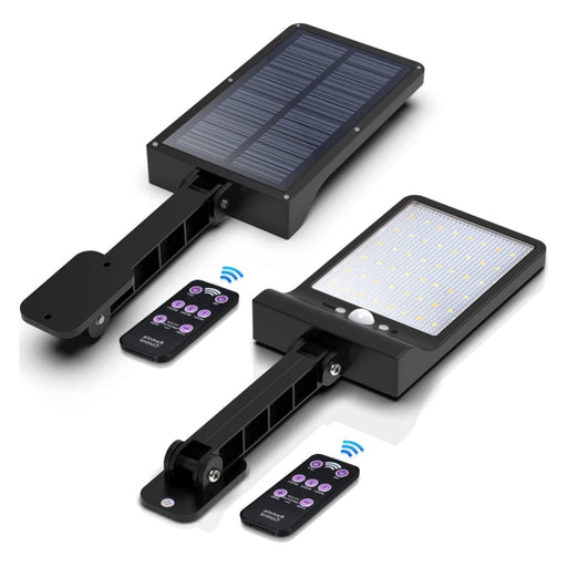 2x Solar Motion Lights – 48 LED, 3 Modes, Waterproof