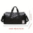 Sport Fitness Bag, Travel Bag, Black Stylish Business Travel Bag, Separate Shoe Depot, Zip Off, For Gym, Sport, Travel, Waterproof - The Peppermint Room