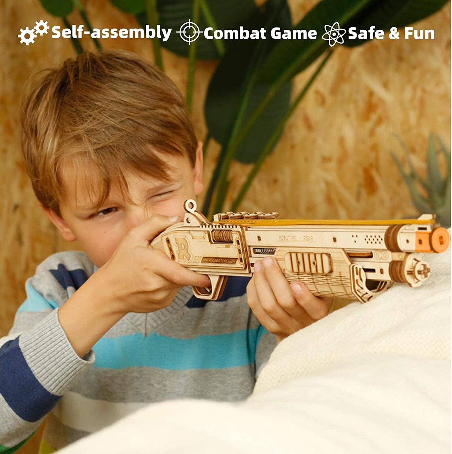 Robotime Gun Blocks Model Buliding Kit Toys Gift For Children Kids Boys Birthday Gift - The Peppermint Room