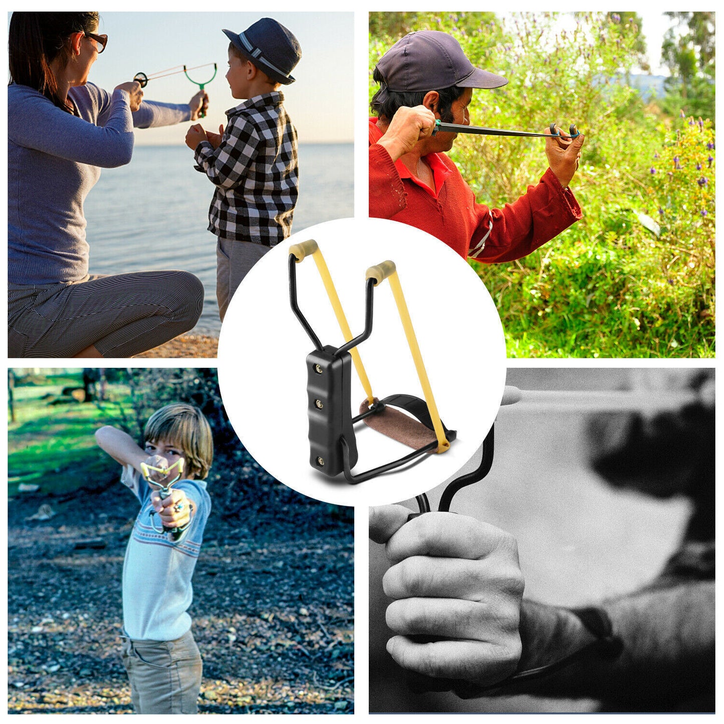 Compact Folding Slingshot  Catapult For Hunting Outdoor Sport Games - The Peppermint Room