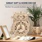 Robotime Rokr Creative DIY Toys 3D Owl Wooden Clock Building Block Kits For Children Christmas Gifts Home Decoration LK503 - The Peppermint Room
