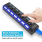 USB HUB 7 Port High Speed 3.0 USB Multi Splitter Desktop PC Laptop Adapter 5Gbps - The Peppermint Room