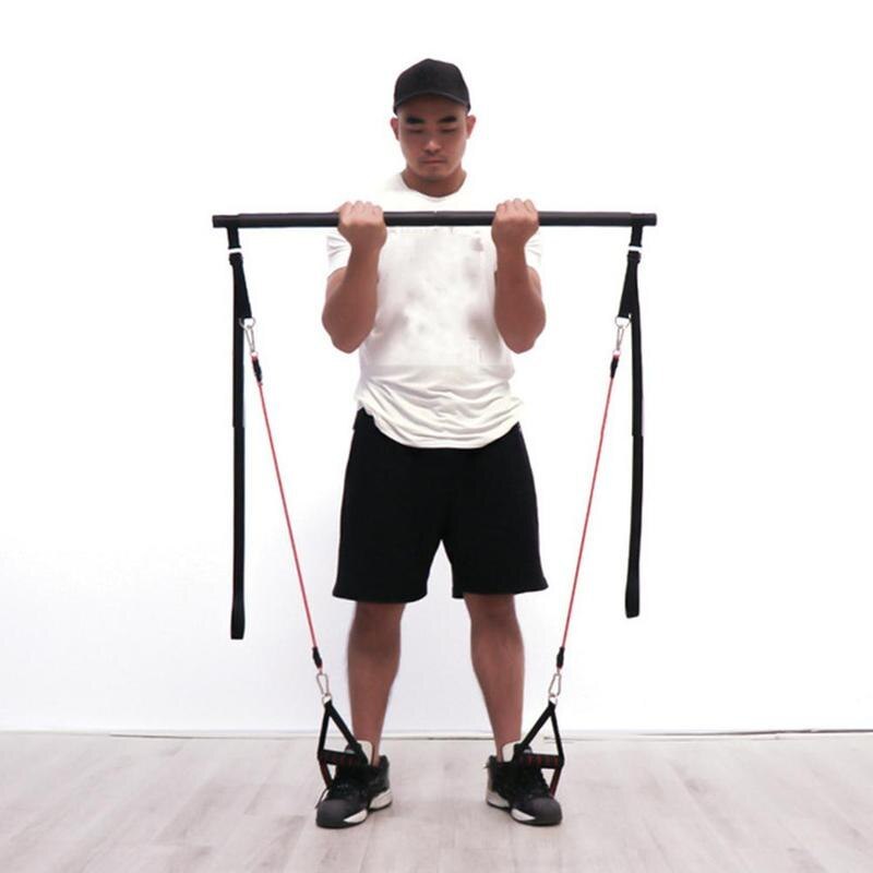 Pilates Bar Kit With Resistance Bands Portable Home Gym Workout Equipment Perfect Stretched Fusion Exercise Bar And Bands - The Peppermint Room