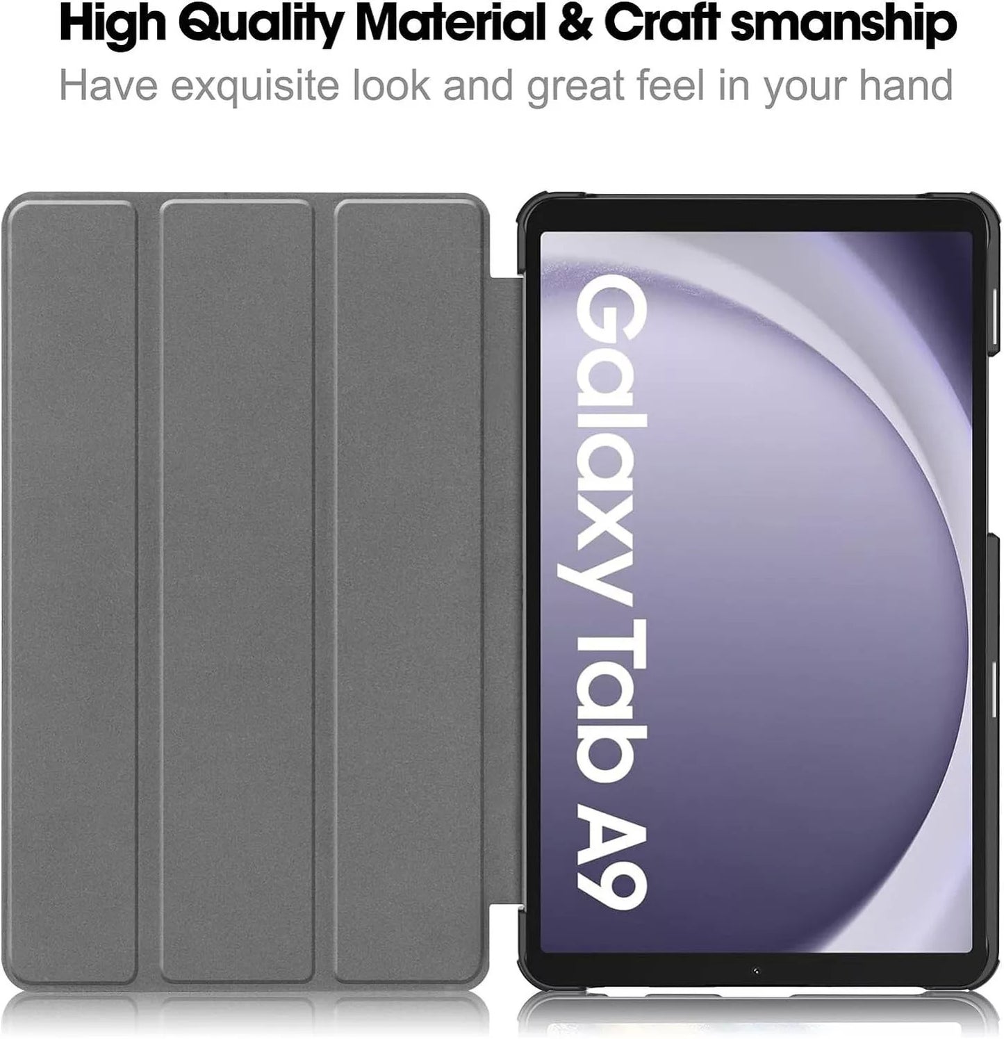 11in For Galaxy Tab A9 PLUS  2023 Leather Smart Cover Flip Tablet Case - The Peppermint Room
