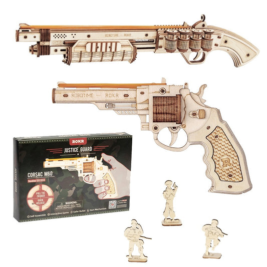 Robotime Gun Blocks Model Buliding Kit Toys Gift For Children Kids Boys Birthday Gift - The Peppermint Room