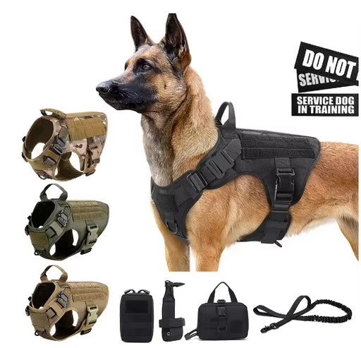 Pet Harness Luxury Dog Leash Set Chest Dog  Nylon Camouflage Dog Harness - The Peppermint Room