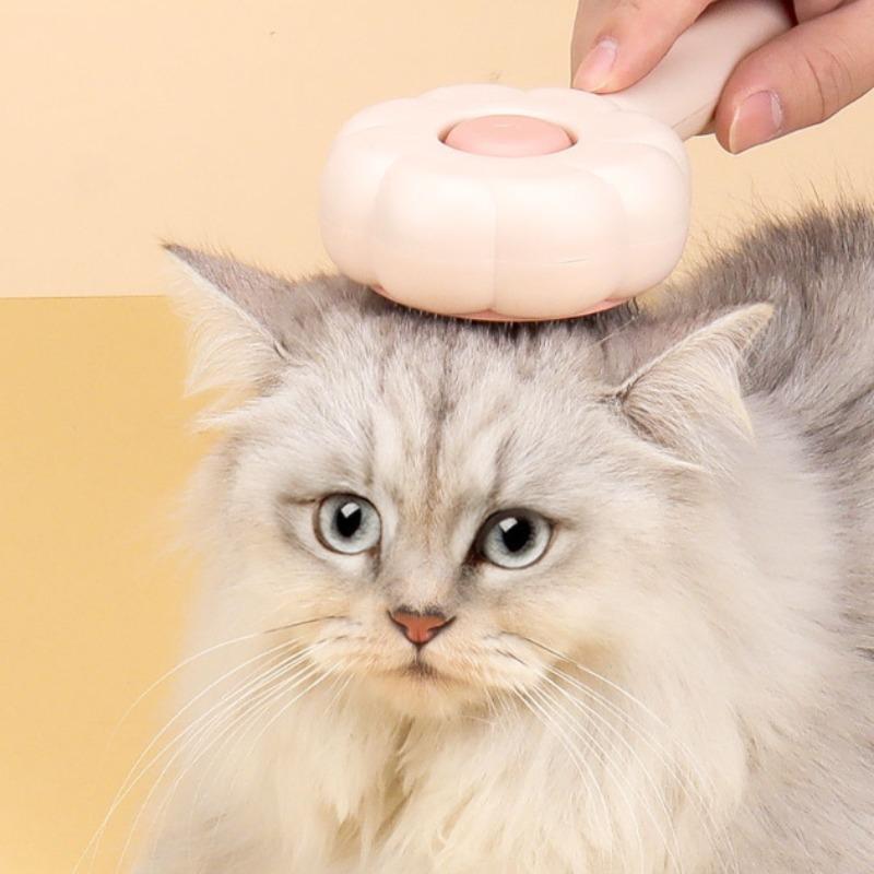 Pet Massage Hair Removal Comb, Paw ShapedPet Grooming Brush, PetHair Remover, Dog & CatGrooming Supplies Viral Dogvacuum Pethairremover Tool - The Peppermint Room