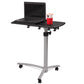 Home Multifunctional Height-Adjustable Computer Desk Black - The Peppermint Room