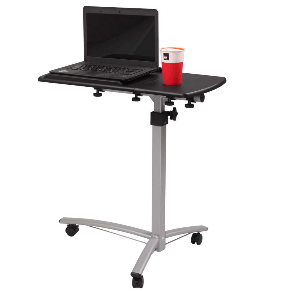 Home Multifunctional Height-Adjustable Computer Desk Black - The Peppermint Room