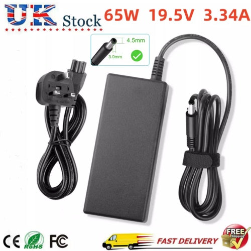 GENUINE LAPTOP CHARGER 19.5V-3.34A, 65W  WITH POWER LEAD 7348 3000 3138 NEW - The Peppermint Room