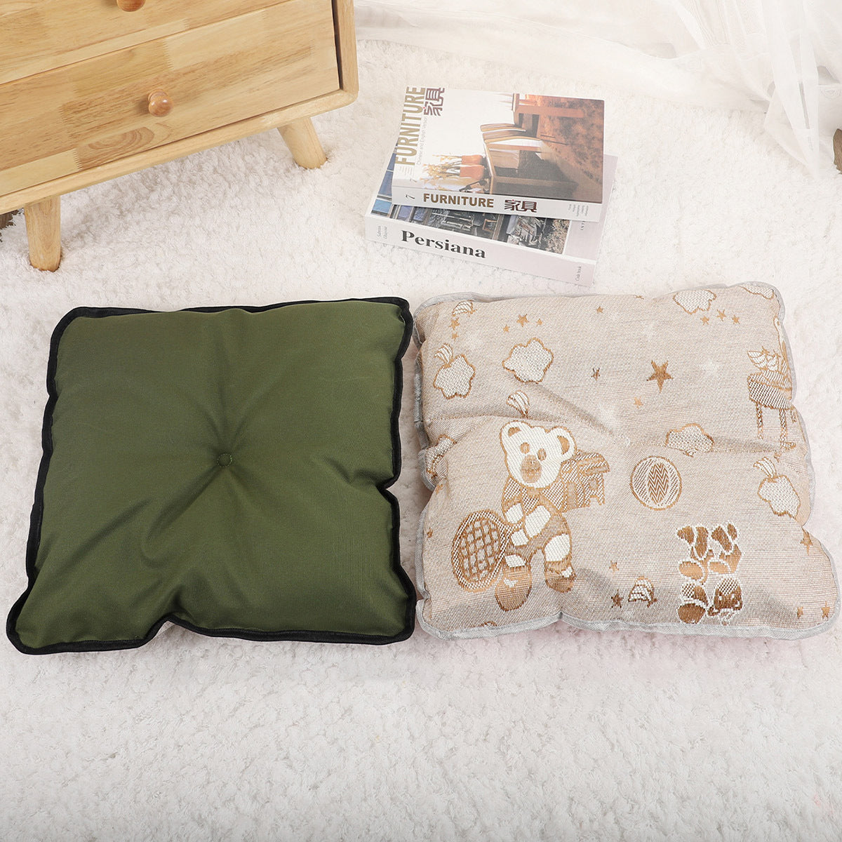 Cat Tent Bed With Removable Non-Slip Soft Pad, Portable Pet Tent Cave For Cats And Small Dogs Kitten Breathable Self-Cooling Pet Mat For Dogs And Cats - The Peppermint Room