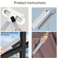 Multi-functional window cleaning brush and mini pet hair remover for home use