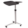 Home Multifunctional Height-Adjustable Computer Desk Black - The Peppermint Room