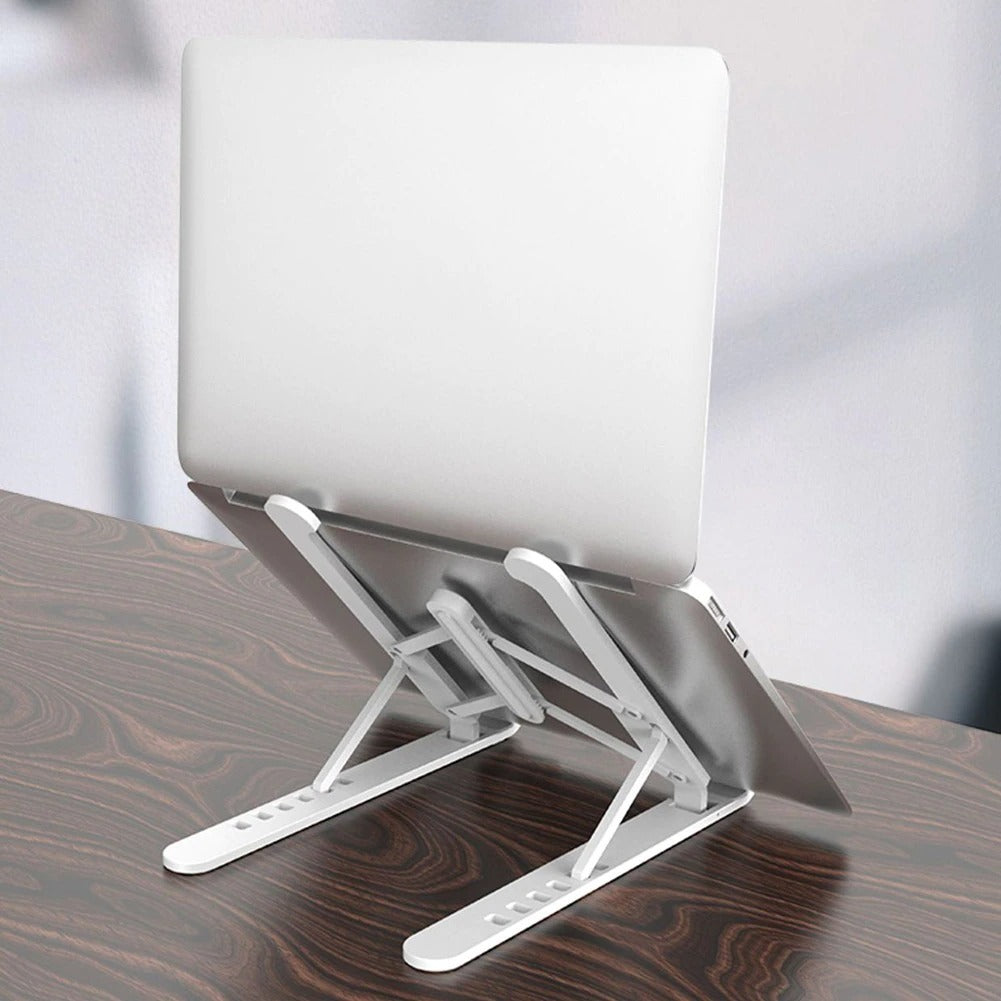 Adjustable Non-slip Laptop Stand Support Holder Base Riser 6 Gears Height Notebook Cooling Stand Portable For 11-17 Inch Tablet - The Peppermint Room