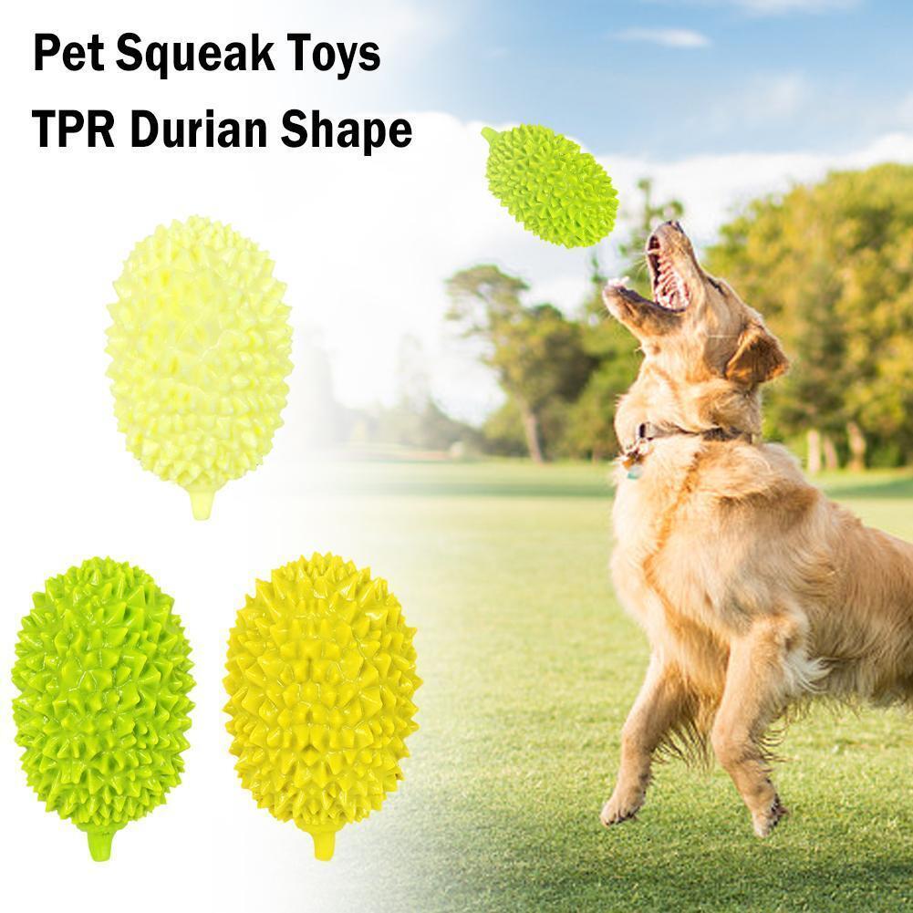 Dog Toys Durian Chew Glue Ball Pet Chewing Toys Dog Tooth Grinding Stick Very Resistant To Biting Teeth Cleaning Balls Puppy Dog Pet Safety Chew Toys - The Peppermint Room