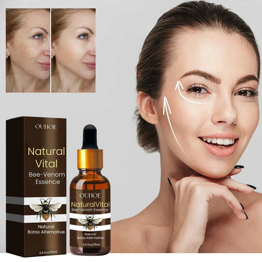 OUHOE Facial Firming and Anti-Wrinkle Skincare with natural bee-venom essence for firmer, smoother skin and reduced fine lines