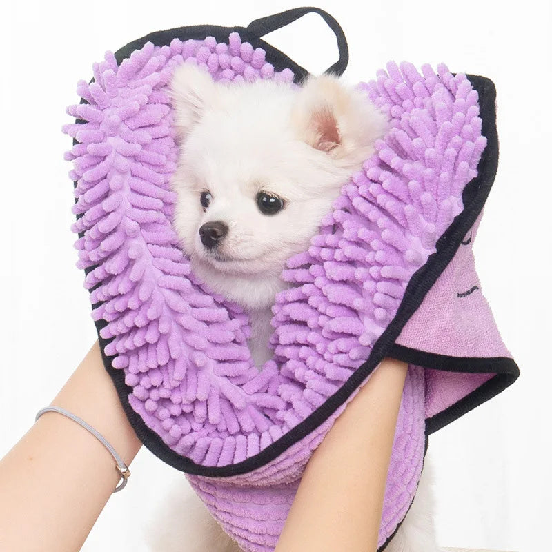 Absorbent Dog Towel, Microfiber Quick Drying Towel Machine Washable With Hand Pockets Pet Towel For Medium Large Dog Super Absorbent Pet Towel Quickly Dry - The Peppermint Room